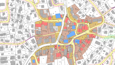 Revision Bau- und Strassenlinien<br>Füllinsdorf